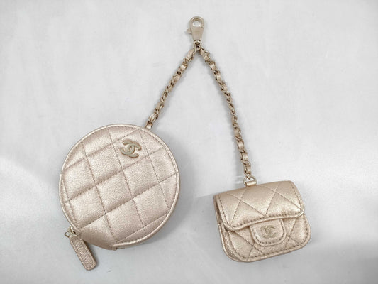 CHANEL CHANEL Coin Case AirPods Case Gold Not for Sale Other Accessories