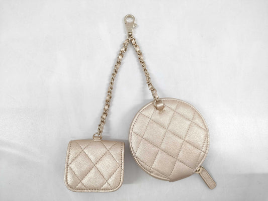 CHANEL CHANEL Coin Case AirPods Case Gold Not for Sale Other Accessories