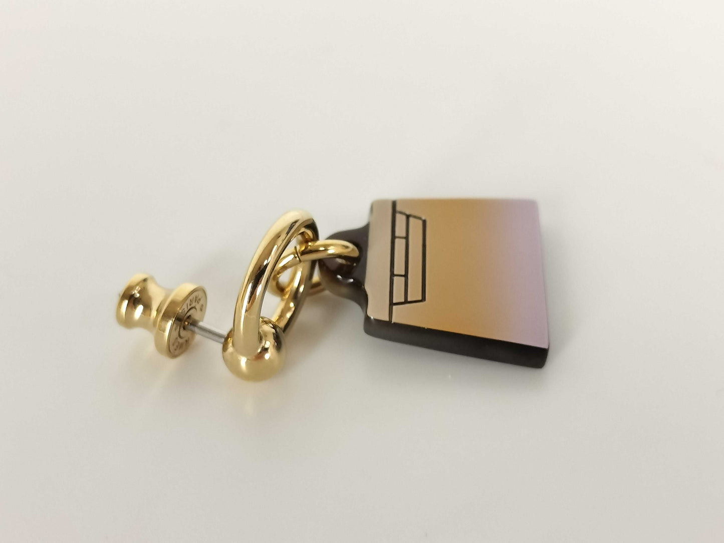 HERMES HERMES Amulet Fusion Marocquinier Earrings