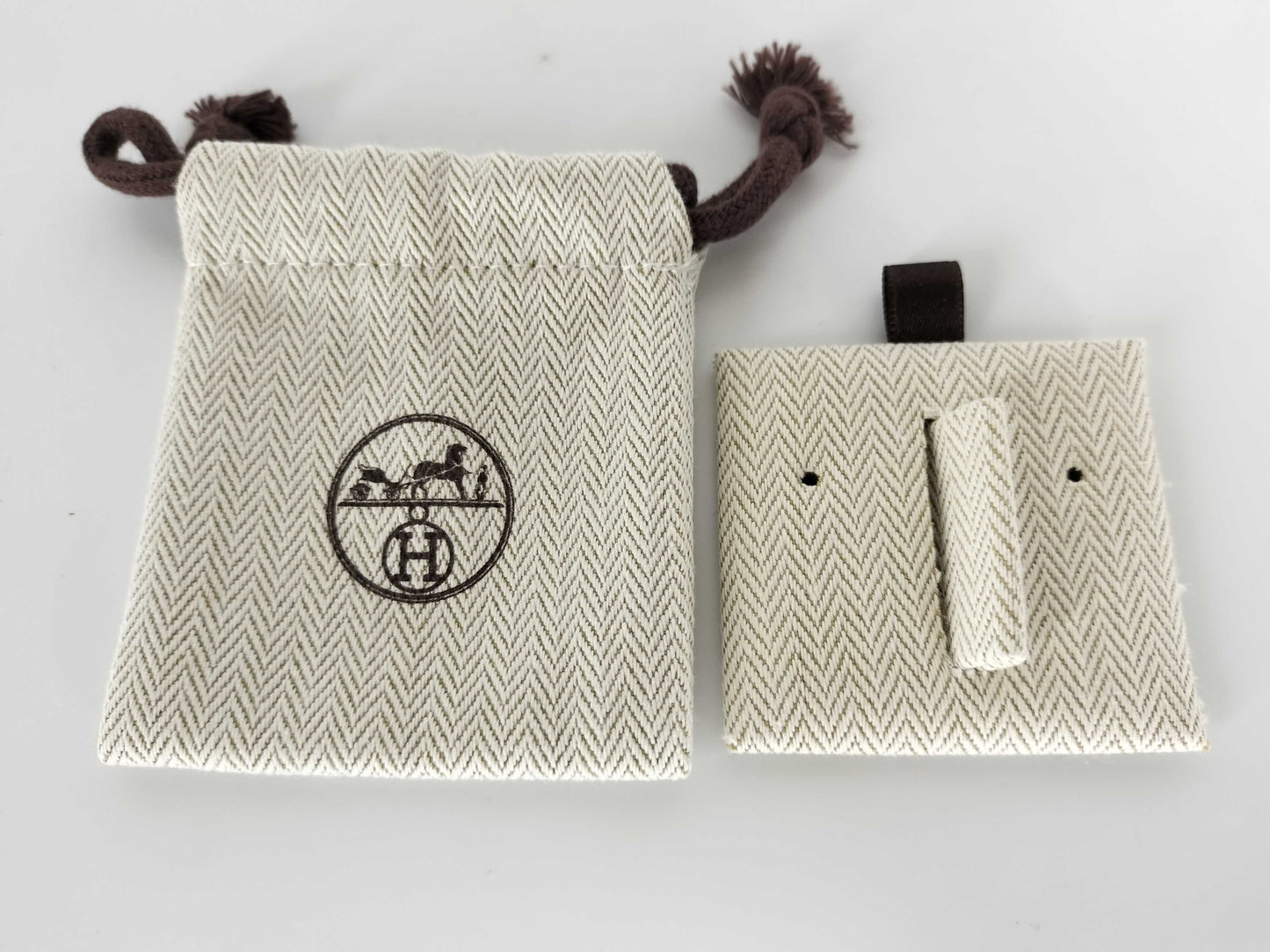 HERMES HERMES Amulet Fusion Marocquinier Earrings