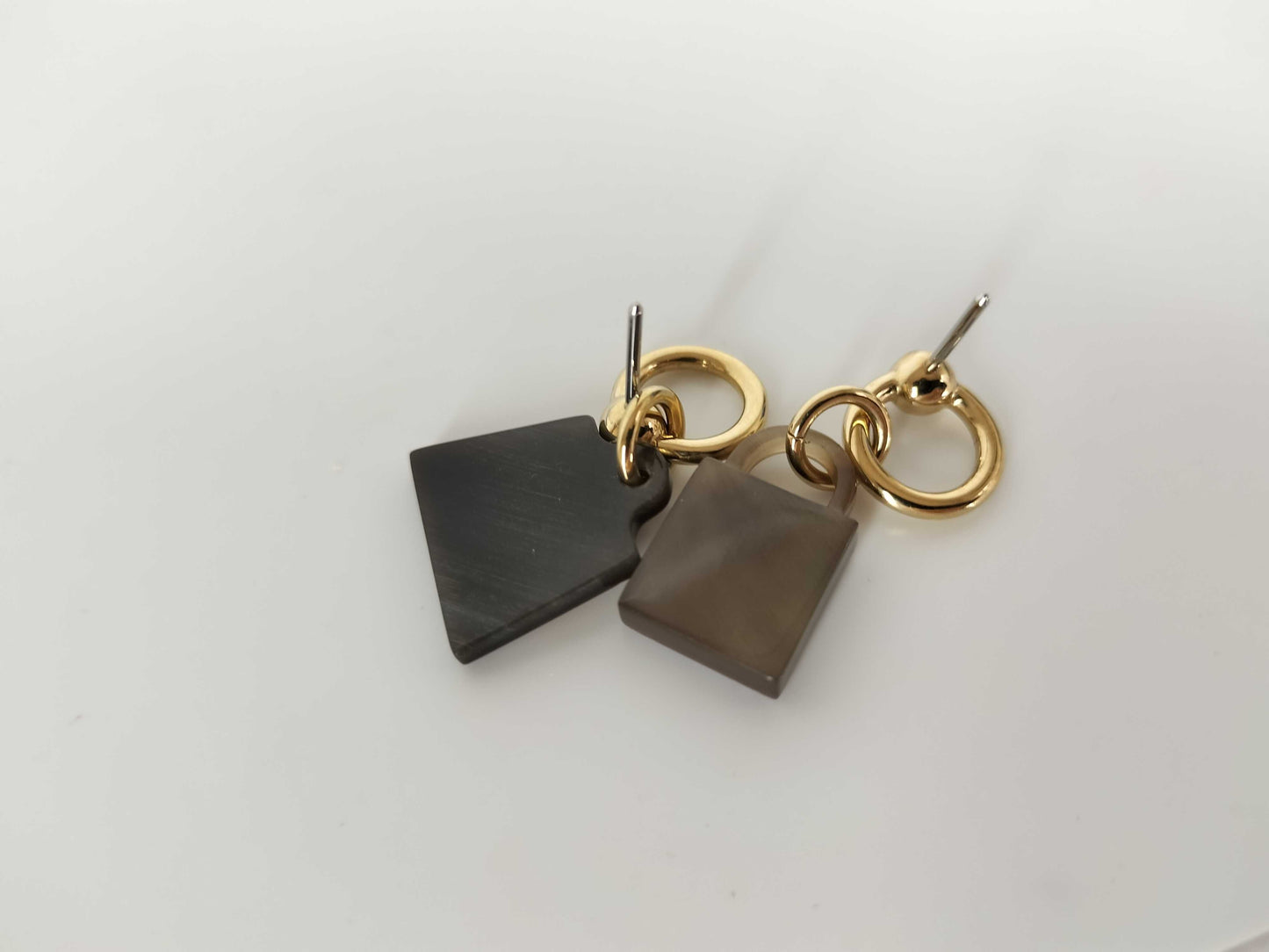 HERMES HERMES Amulet Fusion Marocquinier Earrings