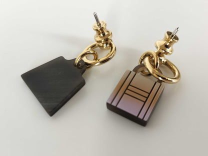 HERMES HERMES Amulet Fusion Marocquinier Earrings