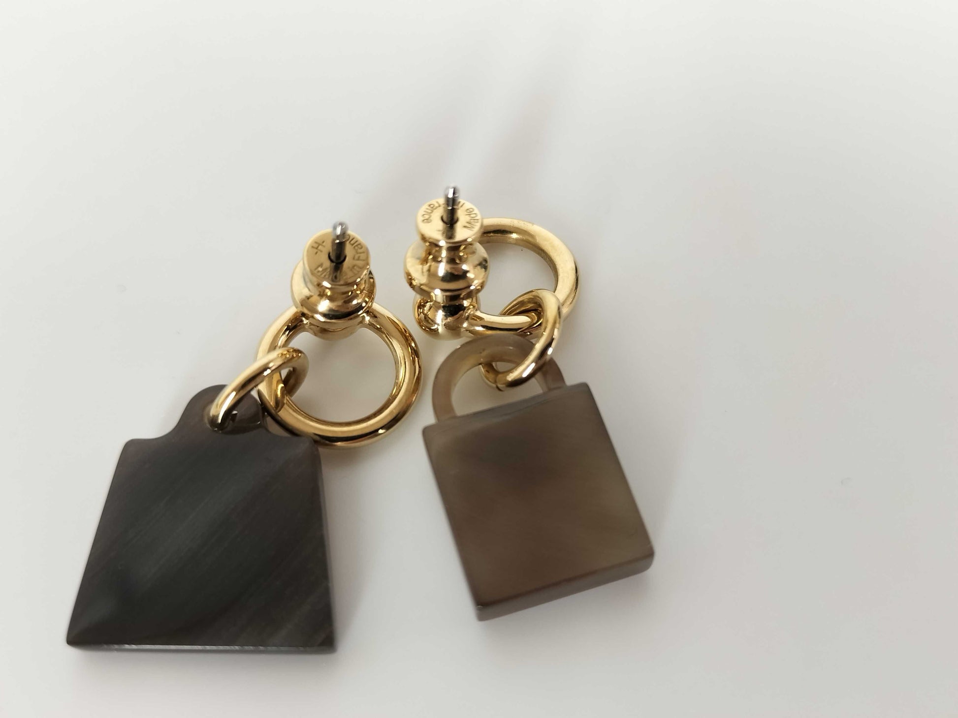 HERMES HERMES Amulet Fusion Marocquinier Earrings