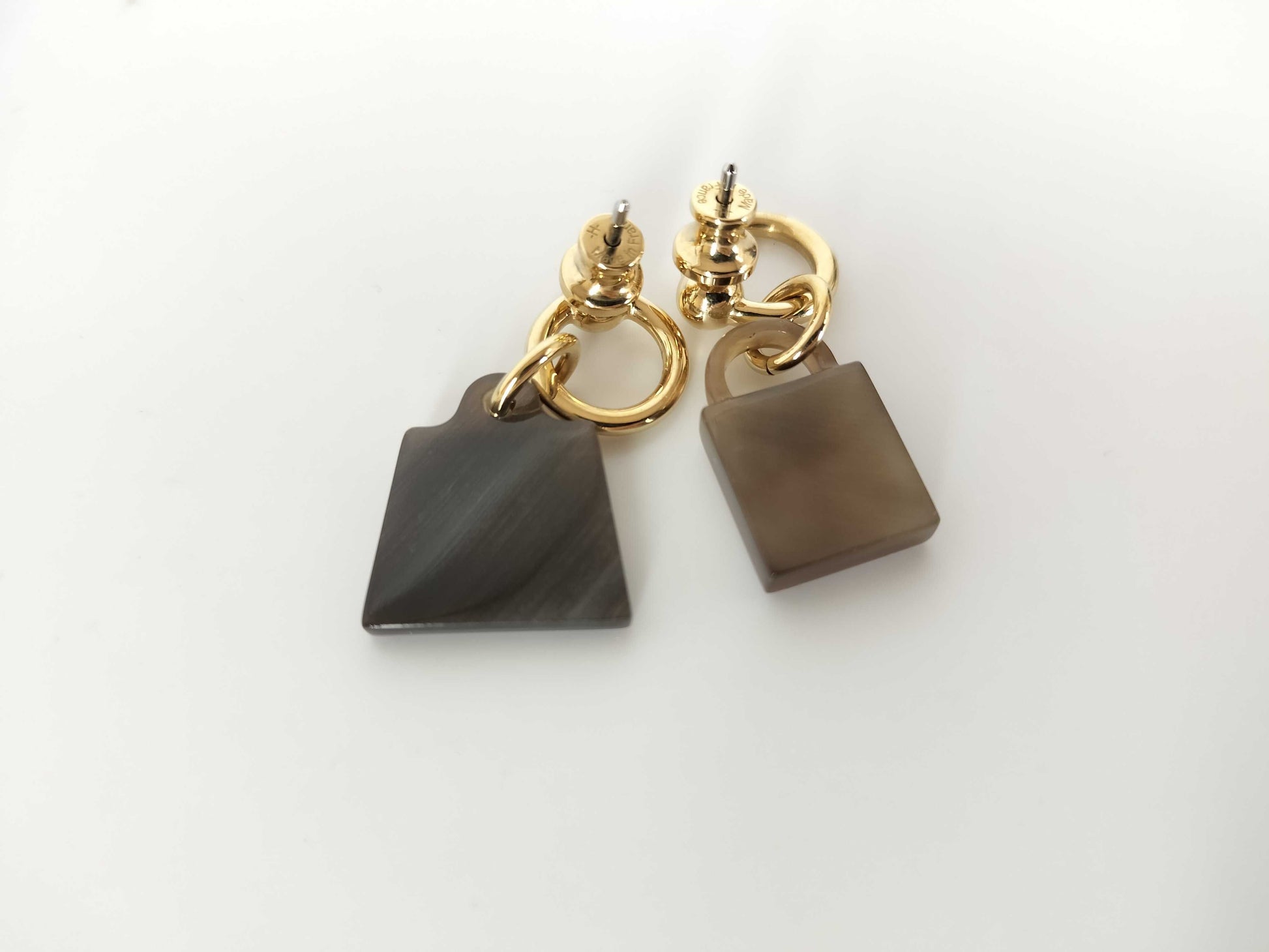 HERMES HERMES Amulet Fusion Marocquinier Earrings