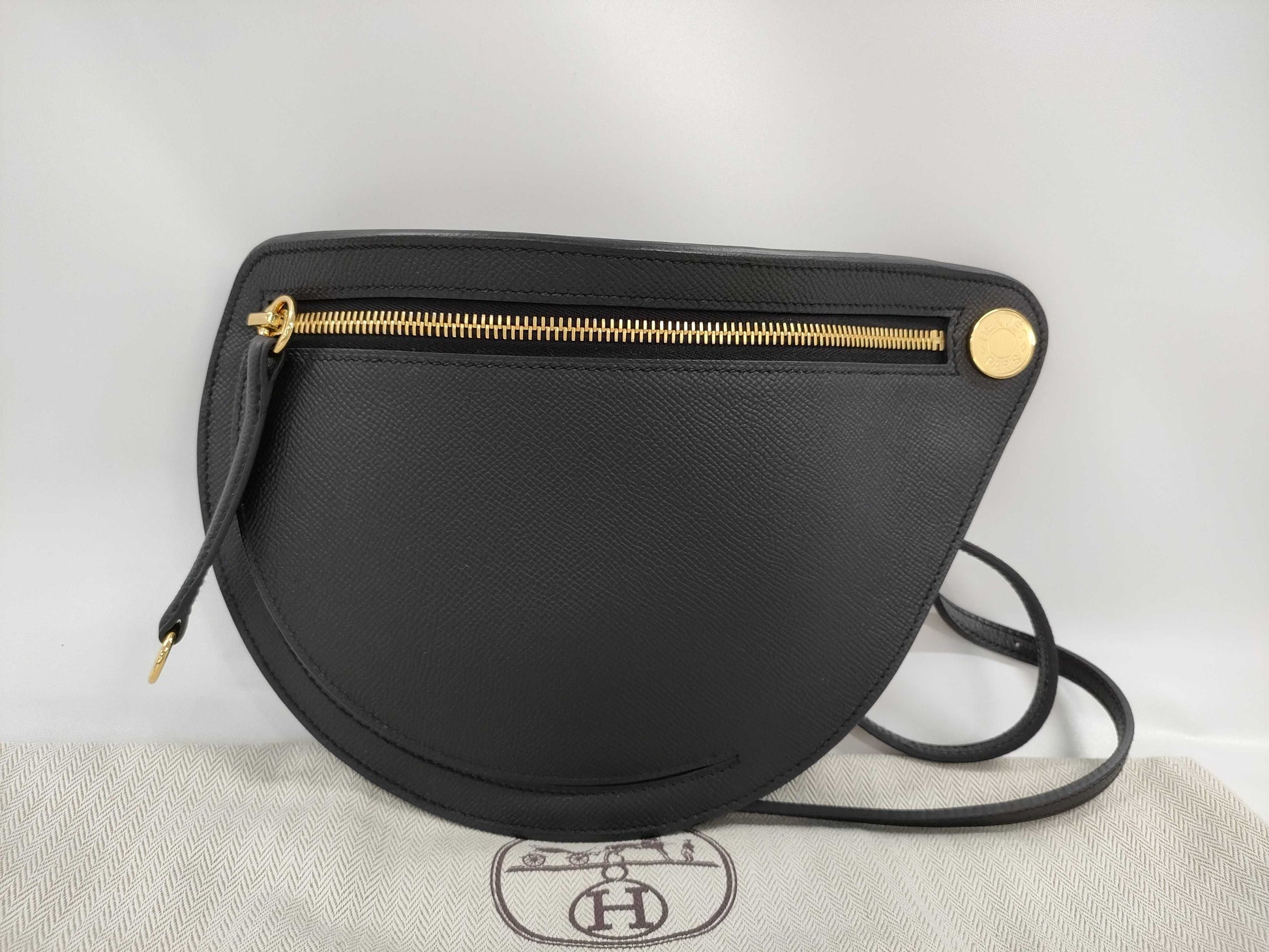 HERMES HERMES Petite Course Shoulder Bag B Mark Shoulder Bag