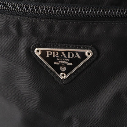 PRADA Tessuto Triangle Logo Tote Bag Shoulder Bag Black Tote Bag