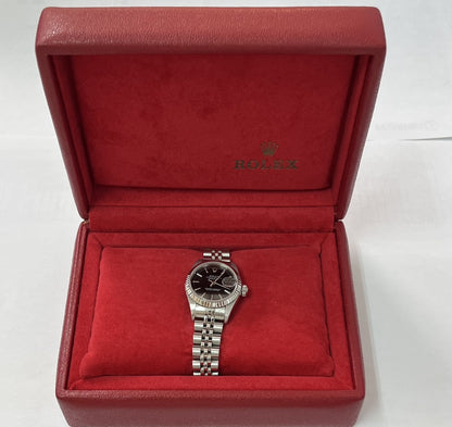 ROLEX 79174 P254673 Black Dial Women's Watch