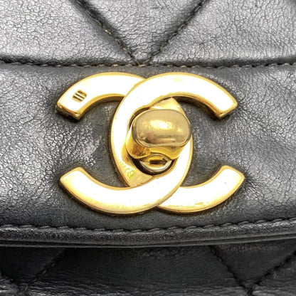 CHANEL CHANEL Matelasse Diana Turnlock Coco Mark Lambskin Chain Shoulder Bag