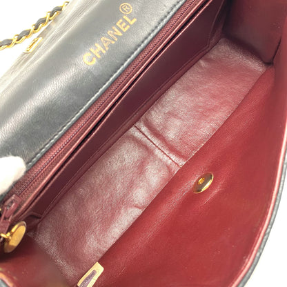 CHANEL CHANEL Matelasse Diana Turnlock Coco Mark Lambskin Chain Shoulder Bag