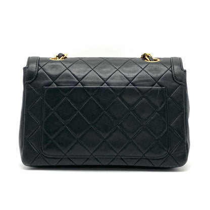 CHANEL Matelasse Turnlock Coco Mark Lambskin Chain Shoulder Bag with Pouch