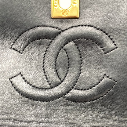 CHANEL Matelasse Turnlock Coco Mark Lambskin Chain Shoulder Bag with Pouch