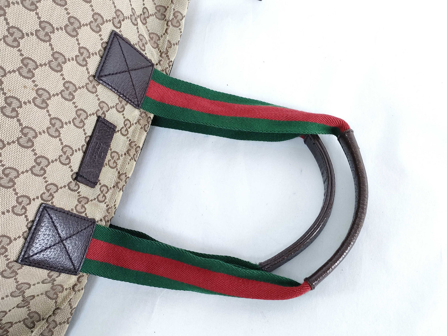 GUCCI GG Canvas GUCCI Gucci Sherry Line GG Canvas Tote Bag Handbag