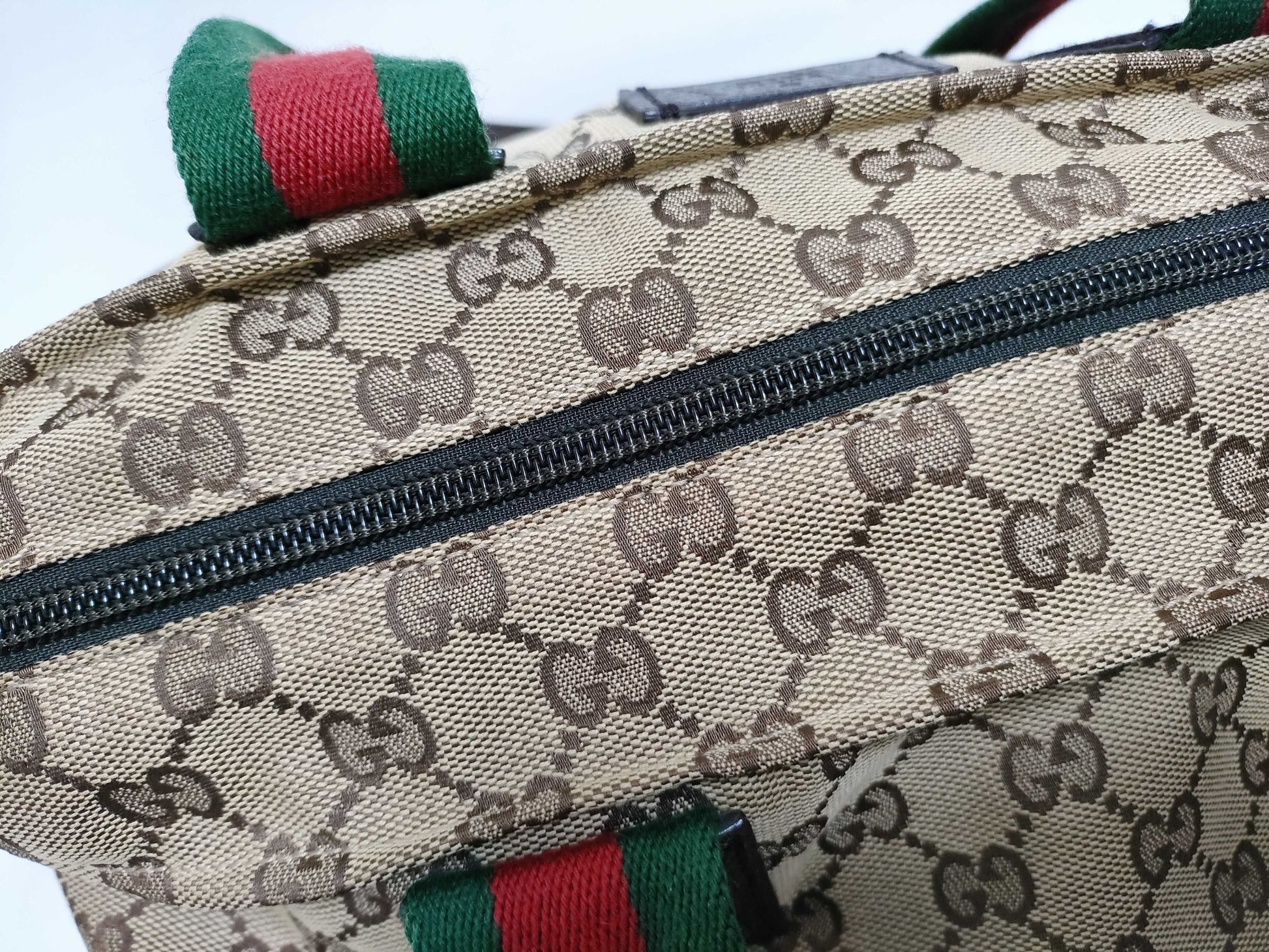 GUCCI GG Canvas GUCCI Gucci Sherry Line GG Canvas Tote Bag Handbag