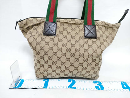 GUCCI GG Canvas GUCCI Gucci Sherry Line GG Canvas Tote Bag Handbag