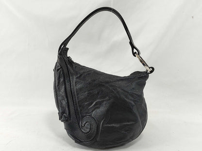 FENDI Fendi Leather Black Shoulder Bag Shoulder Bag