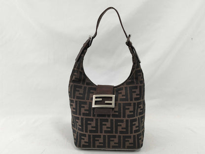 FENDI Zucca Mamma Bucket Shoulder Bag