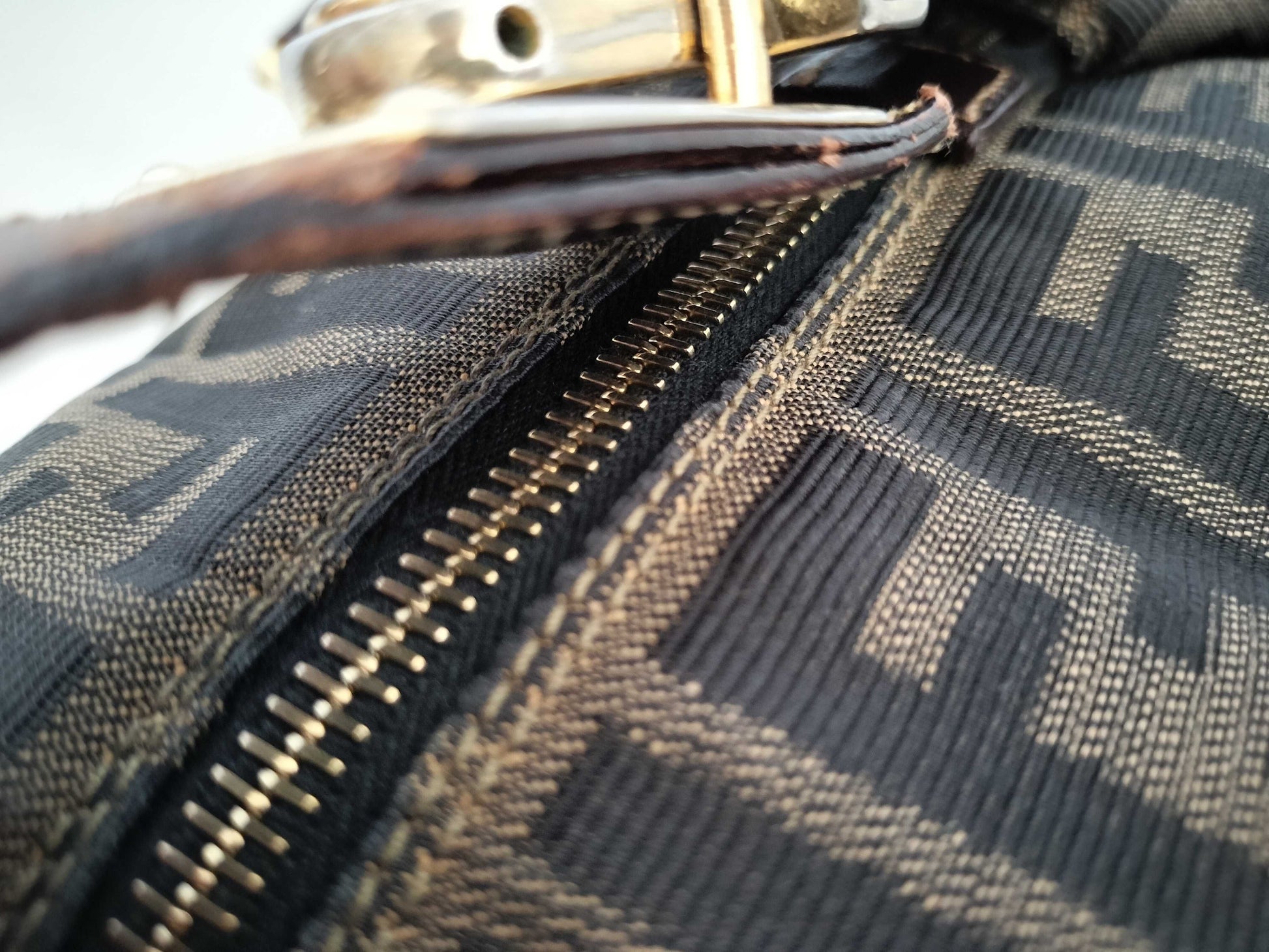FENDI Zucca pattern Fendi Zucca vanity handbag handbag