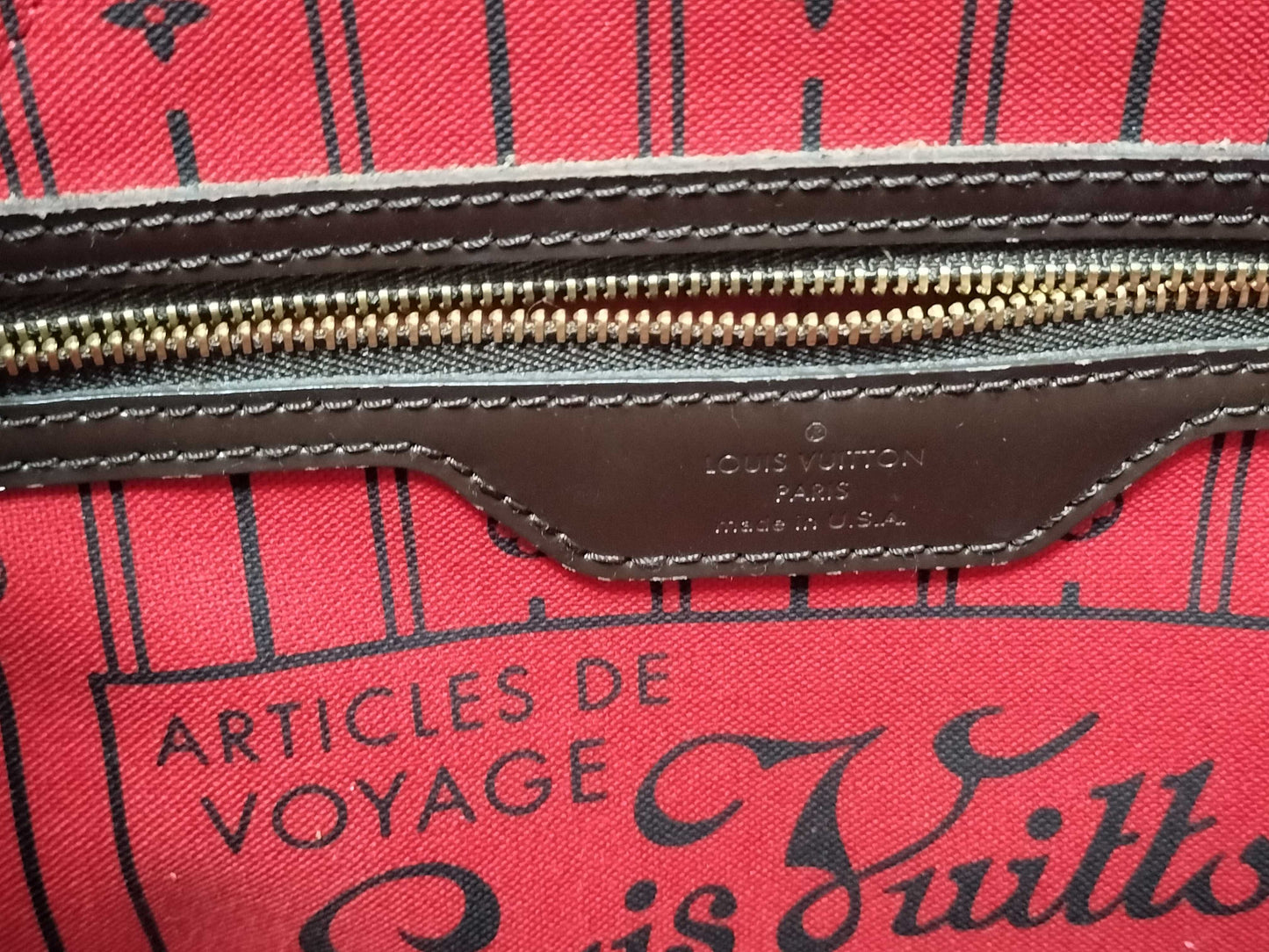 LOUIS VUITTON N41359 Damier Neverfull PM Tote Bag