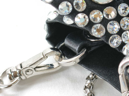 PRADA PRADA Crystal Satin Pouch Pouch