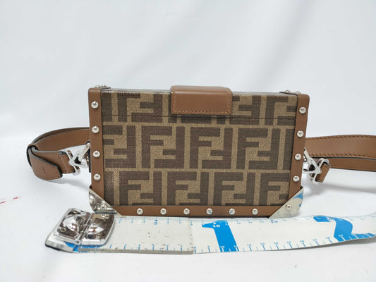 FENDI Zucca pattern FENDI Zucca trunk shoulder bag