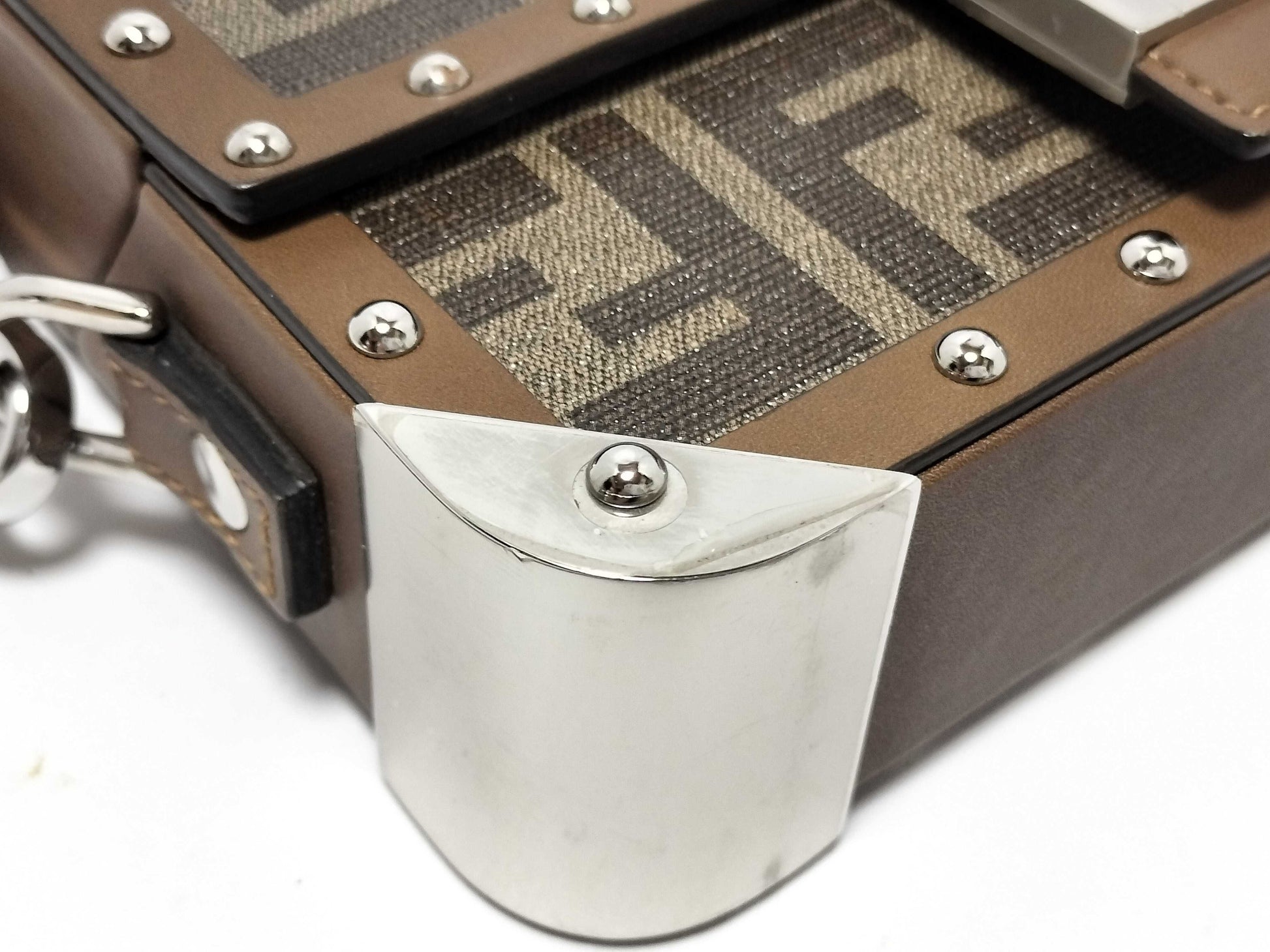 FENDI Zucca pattern FENDI Zucca trunk shoulder bag
