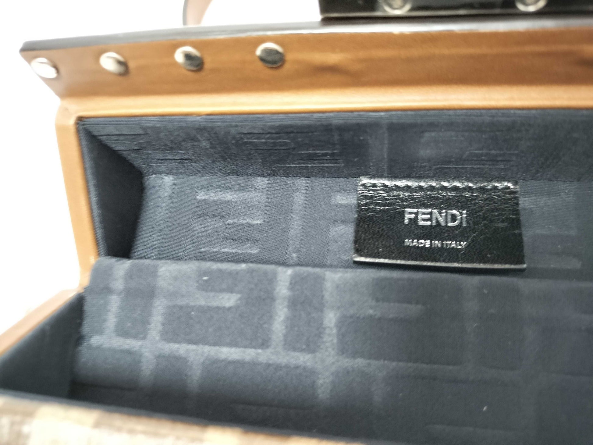 FENDI Zucca pattern FENDI Zucca trunk shoulder bag