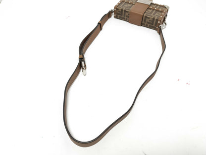 FENDI Zucca pattern FENDI Zucca trunk shoulder bag