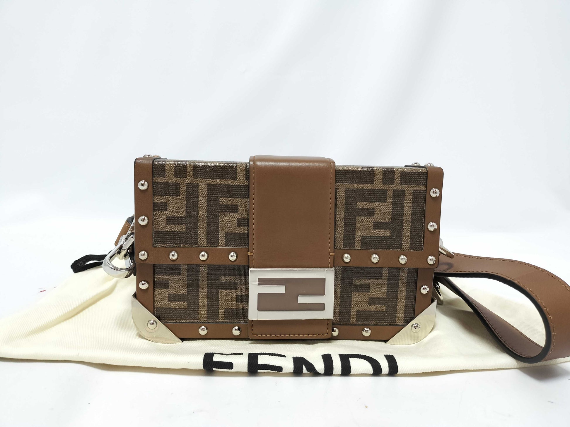 FENDI Zucca pattern FENDI Zucca trunk shoulder bag
