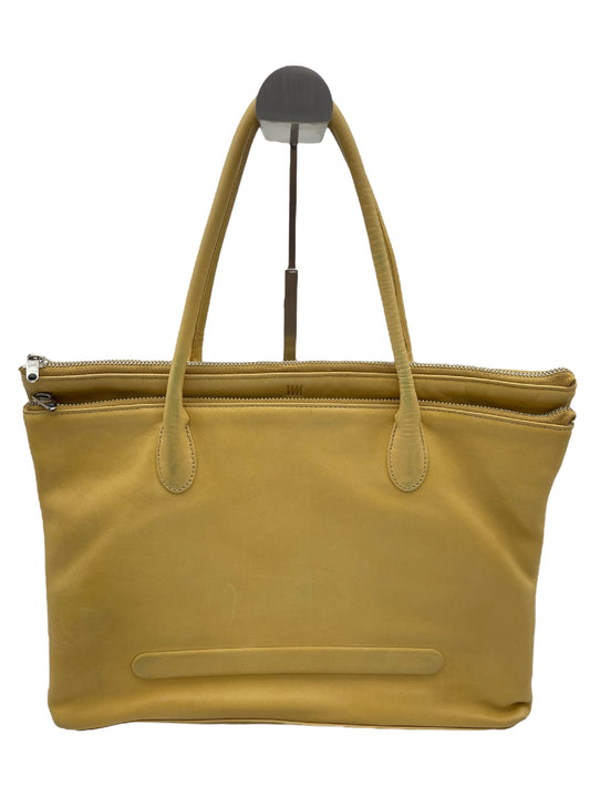ISSEY MIYAKE ISSEY MIYAKE Genuine Leather Handbag Beige