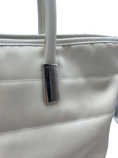 GUCCI GUCCI Gucci handbag nylon white handbag