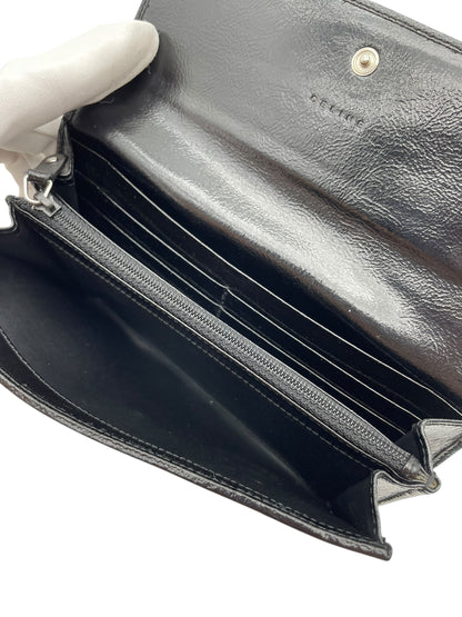 CELINE Macadam Long Wallet, Black