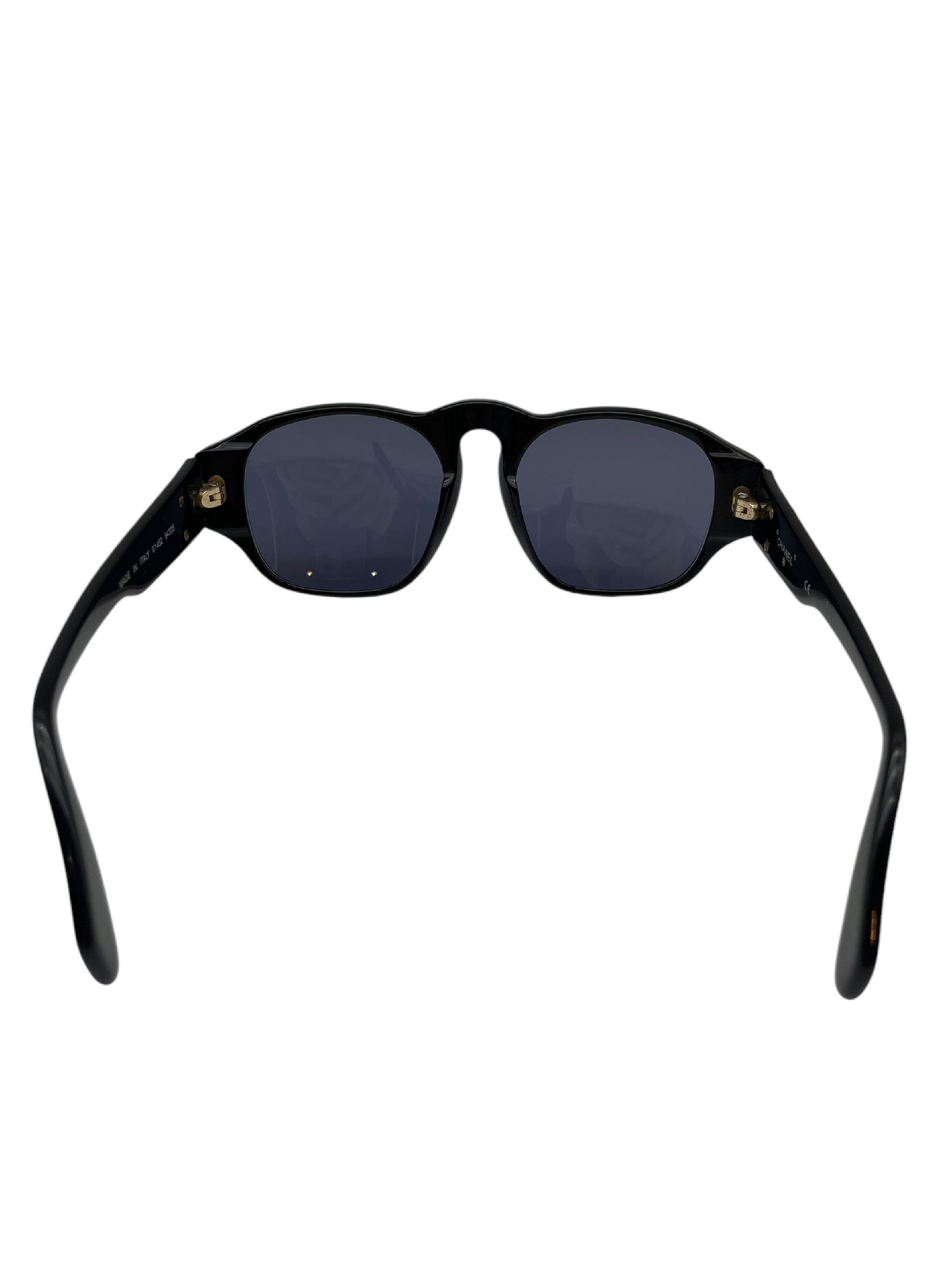  CHANEL CHANEL Chanel Sunglasses Coco Mark Black Sunglasses Glasses