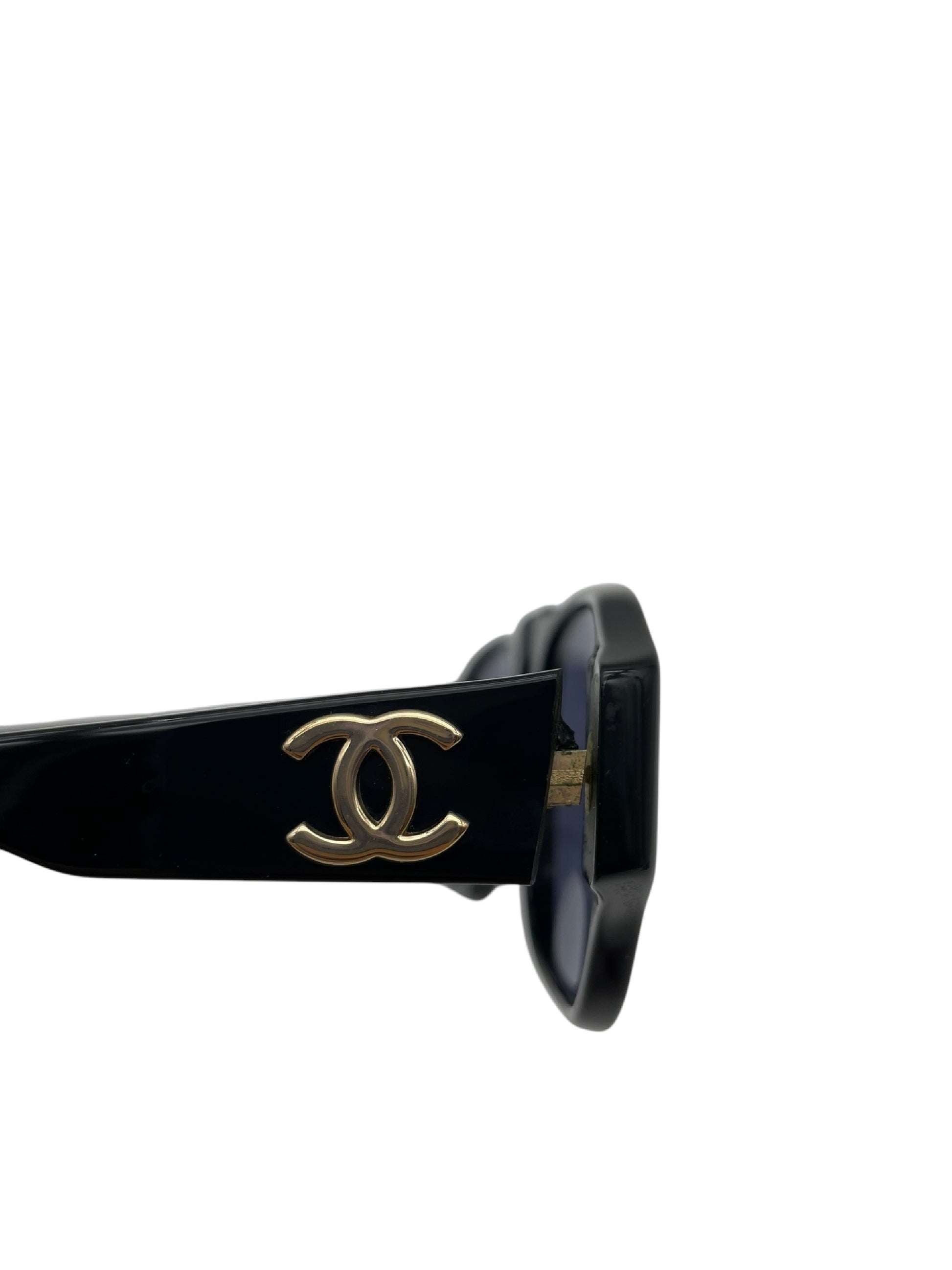  CHANEL CHANEL Chanel Sunglasses Coco Mark Black Sunglasses Glasses