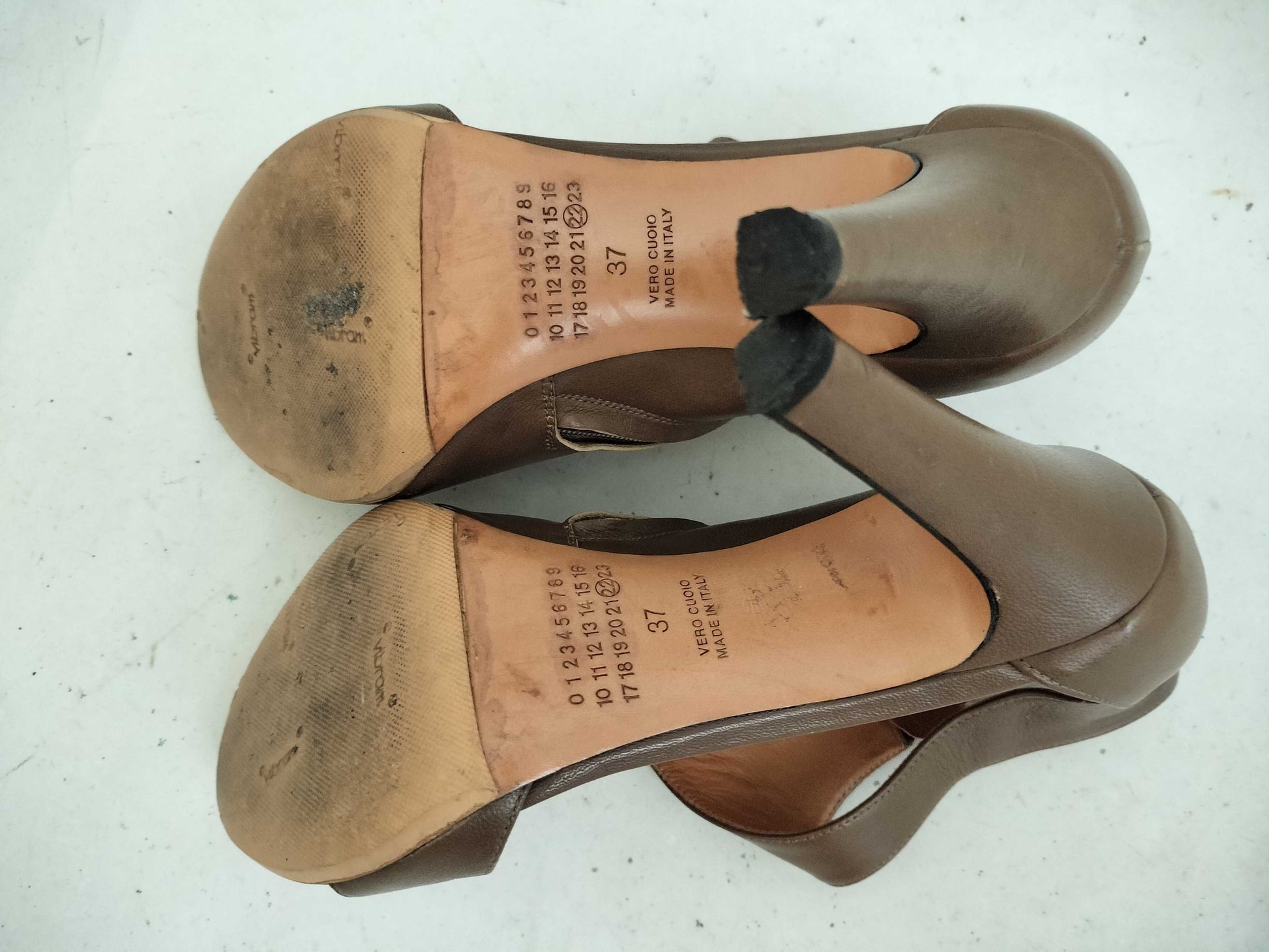 Martin Margiela 22 Margiela Heel Ankle Sandal Pumps Booties Size 37 Pumps