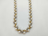Semi-round pearl, diameter approximately 5.0-5.7mm, sterling silver/metal, 26.2g necklace 