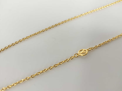 LOUIS VUITTON M61083 LOUIS VUITTON Essential V Gold Necklace M61083 Necklace