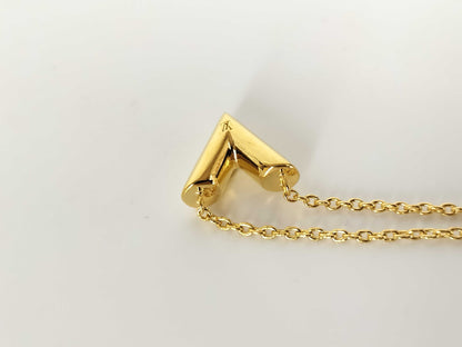 LOUIS VUITTON M61083 LOUIS VUITTON Essential V Gold Necklace M61083 Necklace