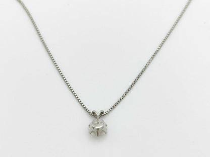 ROYAL ASSCHER D0.52ct PT950 3.6g Necklace 