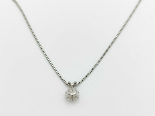 ROYAL ASSCHER D0.52ct PT950 3.6g Necklace 