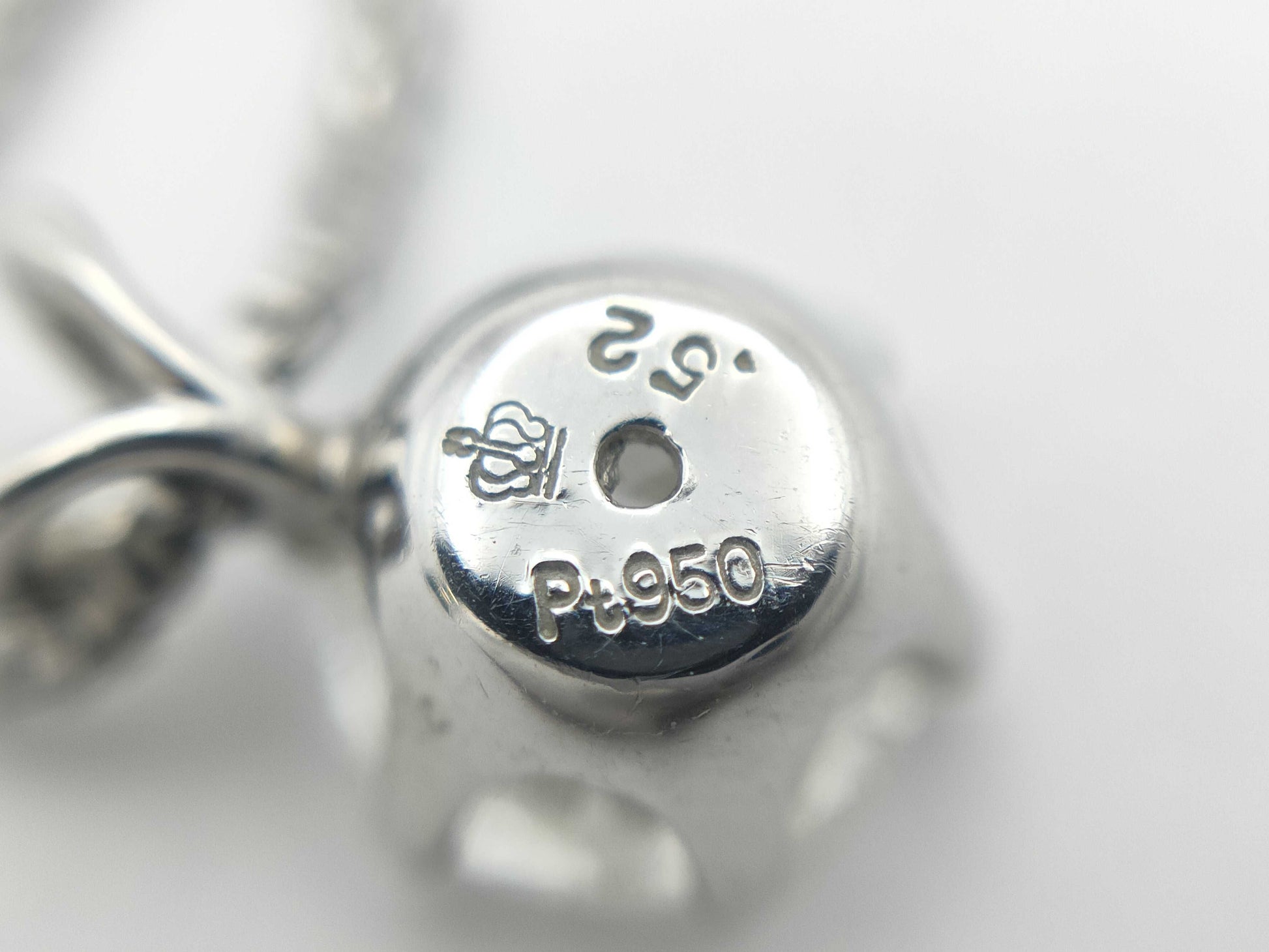 ROYAL ASSCHER D0.52ct PT950 3.6g Necklace 