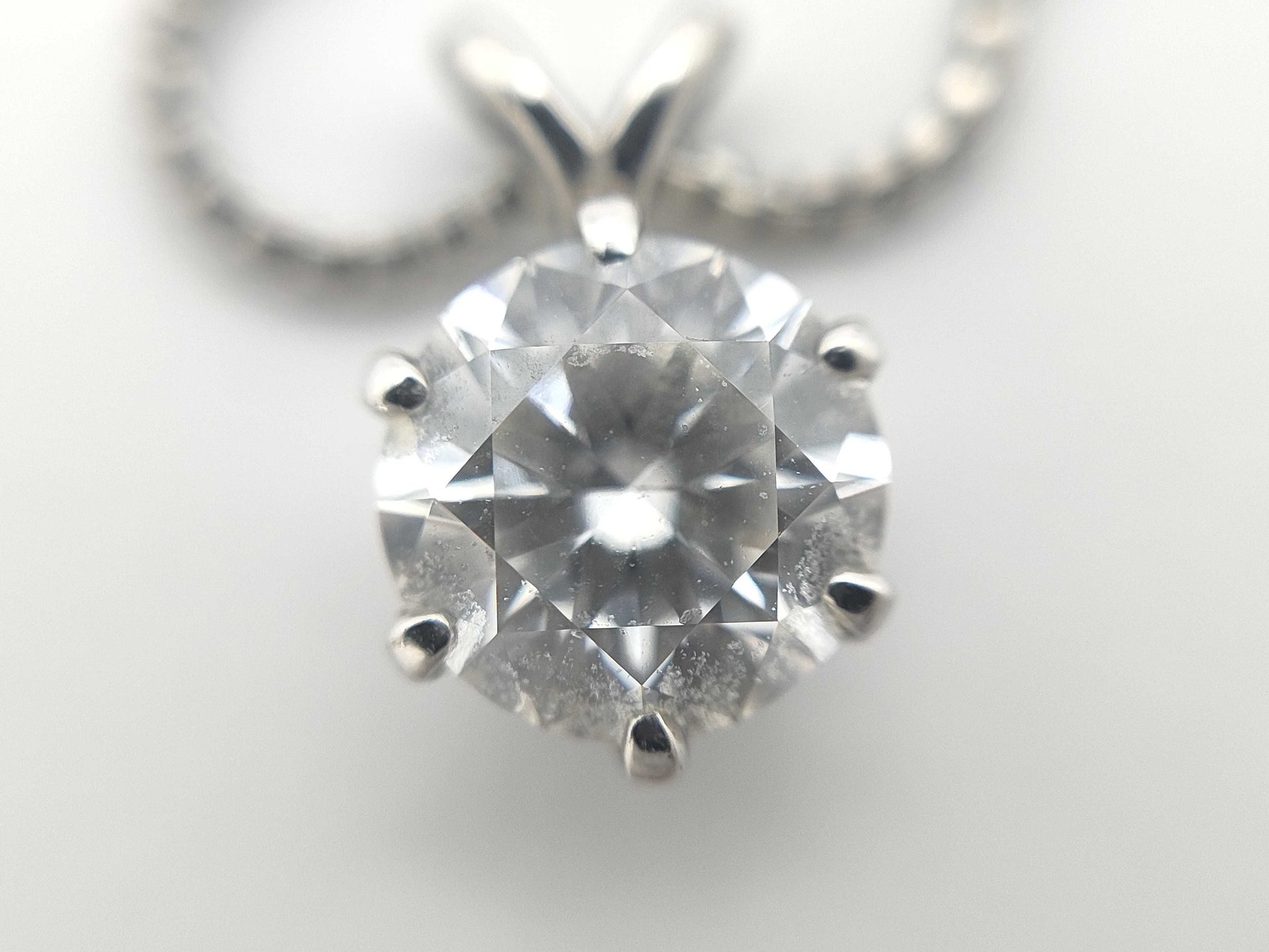 ROYAL ASSCHER D0.52ct PT950 3.6g Necklace 