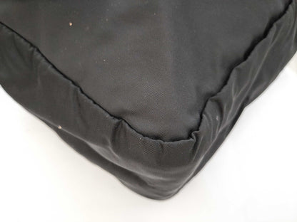PRADA Nylon PRADA B6672 Tessuto Leather Black B Tote Bag