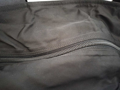 PRADA Nylon PRADA B6672 Tessuto Leather Black B Tote Bag