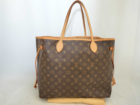 LOUIS VUITTON M40156 Monogram Neverfull MM Leather Monogram SP1131 Tote Bag
