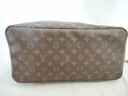 LOUIS VUITTON M40156 Monogram Neverfull MM Leather Monogram SP1131 Tote Bag