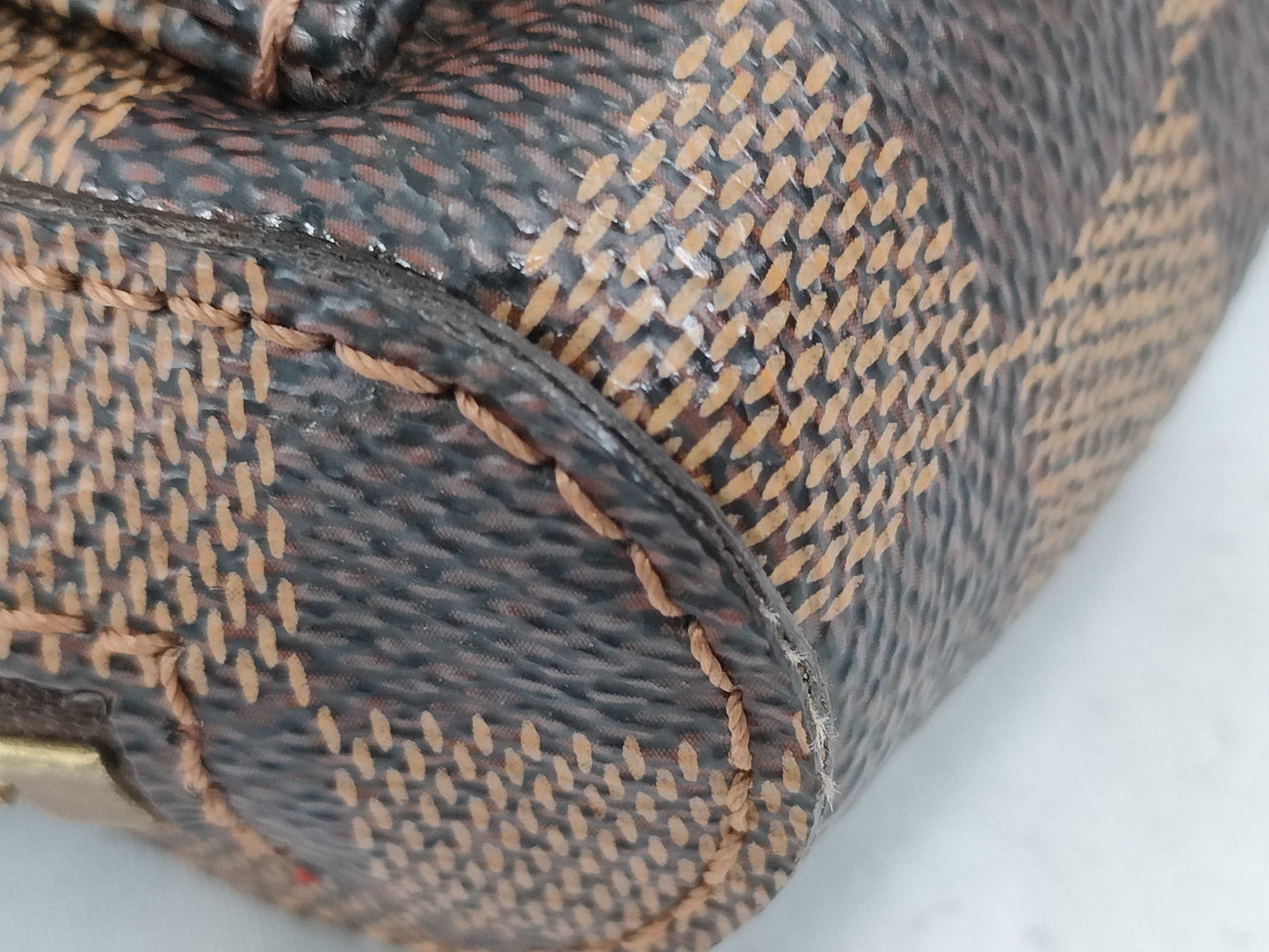 LOUIS VUITTON N51994 Damier Louis Vuitton Geronimos Leather Waist Bag CA0034 Excellent Condition