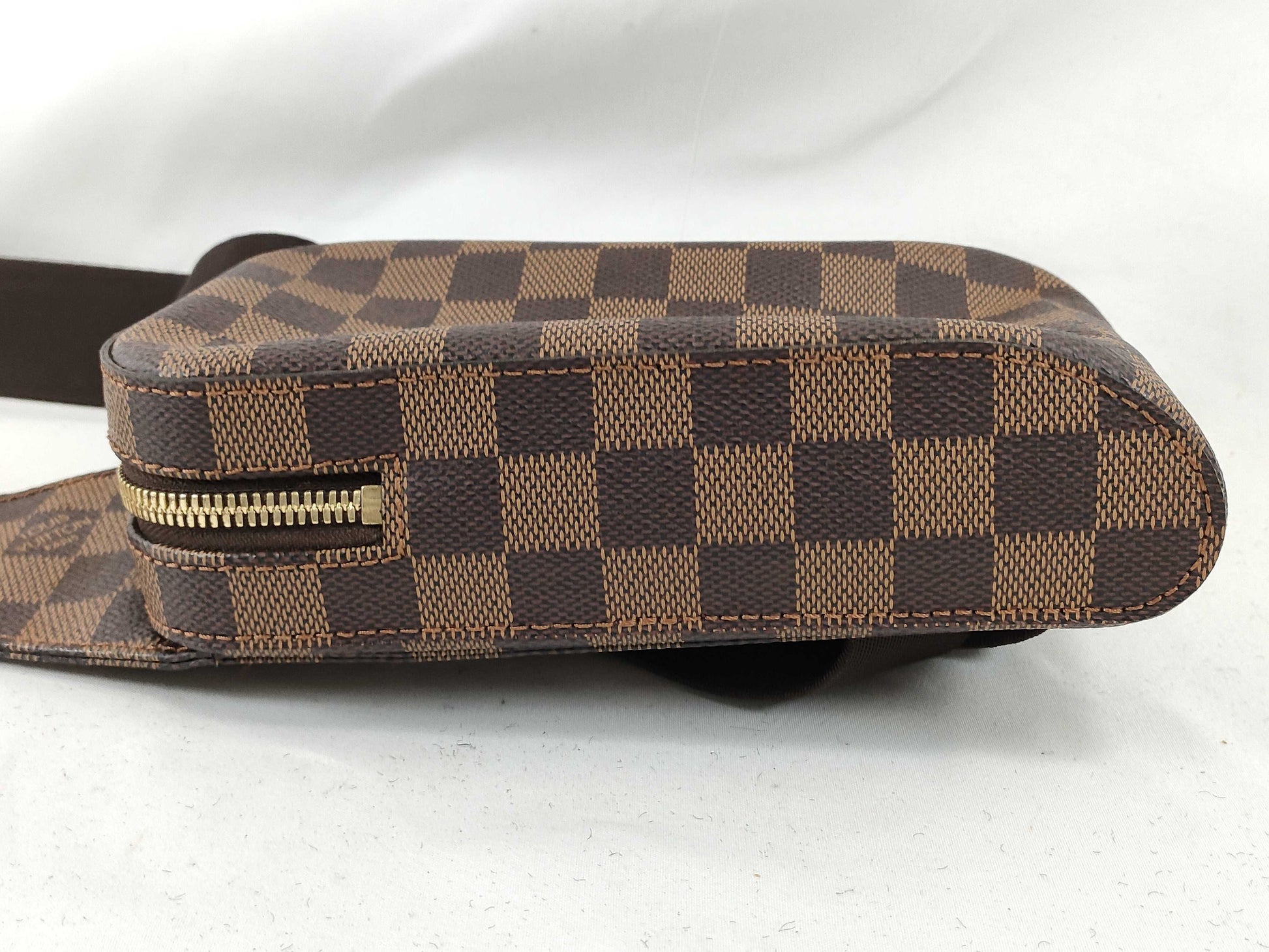 LOUIS VUITTON N51994 Damier Louis Vuitton Geronimos Leather Waist Bag CA0034 Excellent Condition