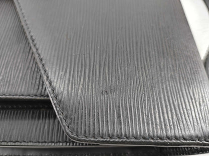 LOUIS VUITTON Epi Monceau 2-way Black Handbag