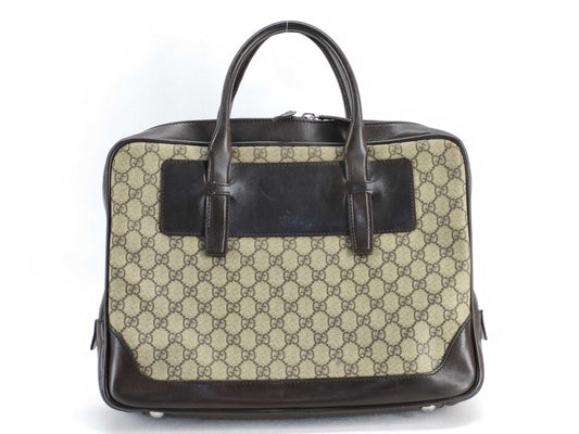 GUCCI GG Supreme Gucci GG Supreme Business Bag Boston Bag