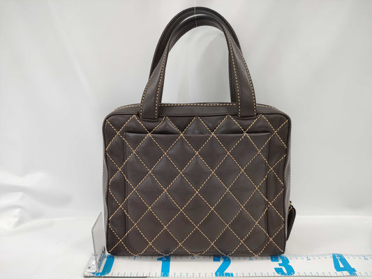 CHANEL CHANEL Wild Stitch Coco Mark Handbag Tote Bag
